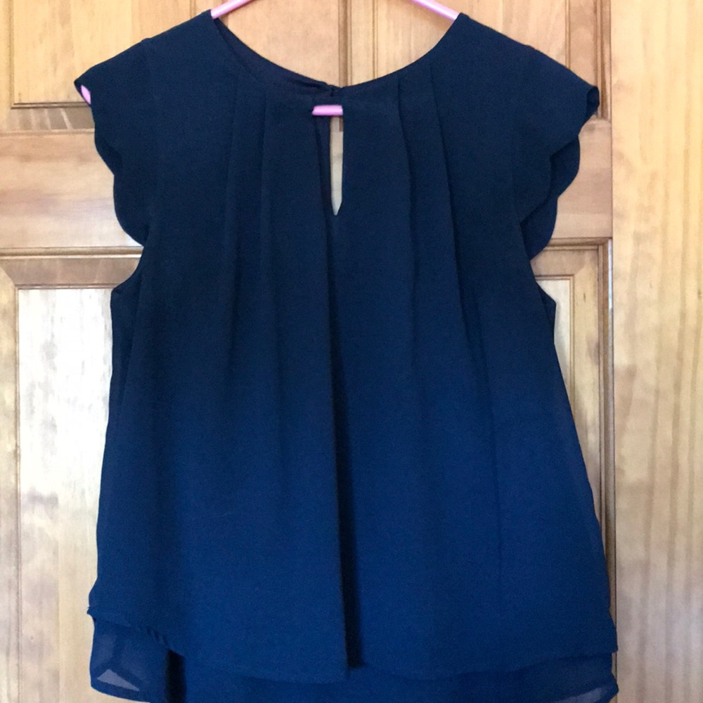 Dark blue blouse